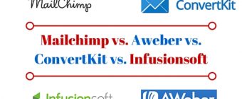 MailChimp vs Aweber vs ConvertKit vs InfusionSoft